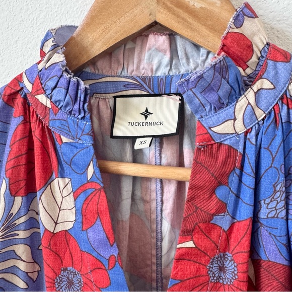 Tuckernuck Blue Rhapsody Crawford Tiered Dress XS - Picture 3 of 9